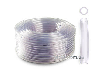 Шланг ПХВ 1-шаров . загал. признач. харчовий (Food) з роб. тиск. 0,05МПа, Ø=5мм, t=1,5мм, l=50м