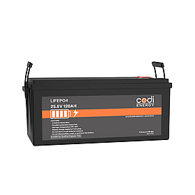 Акумулятор Codi Energy 120Ah 25,6V 3.1kW Літій-залізо-фосфатний (LiFePO4)