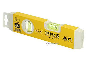Рівень STABILA Type 70 ТМ : Torpedo, L= 22 см,  2 капсули, магнітний