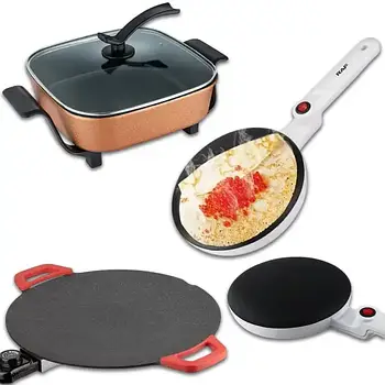 Електричні млинниці, сковорідки, каструлі