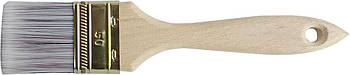 Пензель малярний плоский воскований, b= 50 мм SUPER PROFI TM VIROK, три види щетини