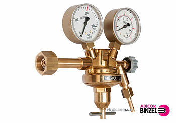 Редуктор ABICOR BINZEL : газ- CO2/Argon, пропускна здатність- 40 м³/год, роб. тиск- 3 МПа