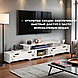 Тумба під телевізор для вітальні з полицями та дверцятами 196×30×35 см, фото 6