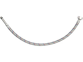 Шланг водопровідний з опліткою з нерж сталі FALA l= 500мм Ø= 8/12, з'єдн F-1/2" х M-M10x1- 50мм 1МПа