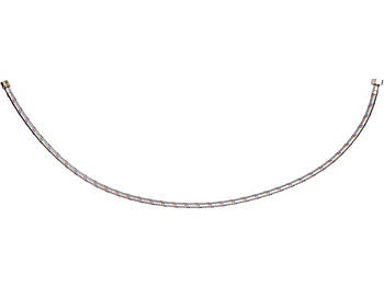 Шланг водопровідний з опліткою з нерж сталі FALA l= 1000мм, Ø= 8/12, з'єднання F-1/2" х M-3/8" 1 МПа