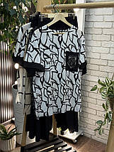 Шикарний жіночий костюм, тканина "Софт" 50, 52, 54, 56, 58, 60 розмір 50, фото 3