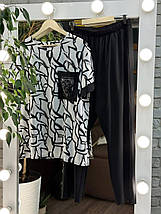 Шикарний жіночий костюм, тканина "Софт" 50, 52, 54, 56, 58, 60 розмір 50, фото 2