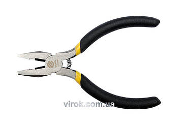 Плоскогубці міні VOREL : L= 120 мм, з ізольованими ручками [12/120]