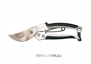 Секатор універсальний YATO : Нержавіюча сталь, L= 200 мм [12/60]