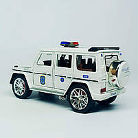 Іграшковий Mercedes-Benz G-Class (Гелендваген) Поліція 1:24 TK Group, інерція, звук і світло, арт. 32968, фото 7