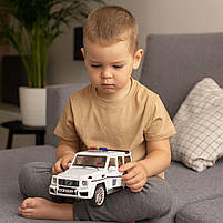 Іграшковий Mercedes-Benz G-Class (Гелендваген) Поліція 1:24 TK Group, інерція, звук і світло, арт. 32968, фото 2