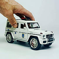 Іграшковий Mercedes-Benz G-Class (Гелендваген) Поліція 1:24 TK Group, інерція, звук і світло, арт. 32968, фото 4