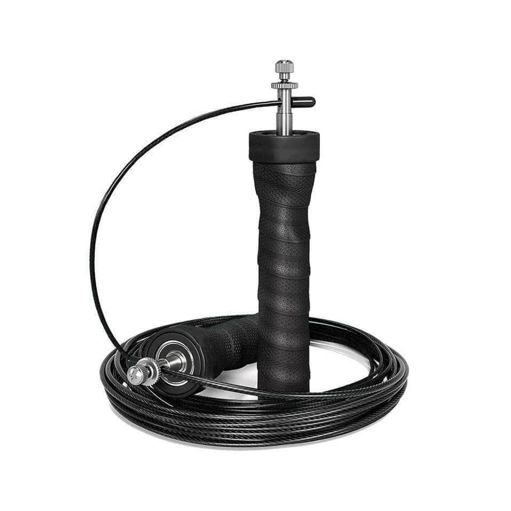 Скакалка швидкісна 4yourhealth Cross Weighted Rope 2.5m. на підшипниках, регульована 1146 Чорна, фото 1