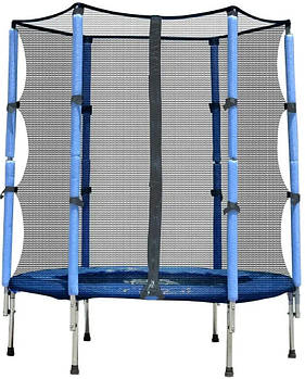 Дитячий батут FitToSky 140 см синій
