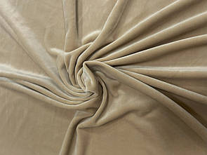 Велюр Плюш (Спорт) Бежевий