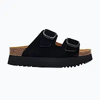 Urbanshop com ua Шльопанці жіночі Scholl Lucie Suede black РОЗМІРИ ЗАПИТУЙТЕ