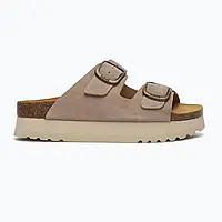 Urbanshop com ua Шльопанці жіночі Scholl Lucie Suede dark beige РОЗМІРИ ЗАПИТУЙТЕ