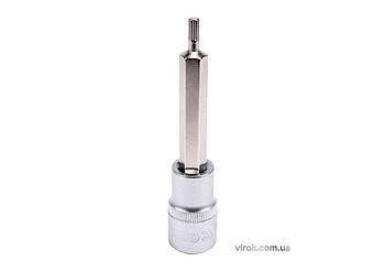 Головка торцева YATO квадрат 1/2 "SPLINE" подовжена M5, L= 100 мм [20/120]