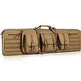 Сумка чохол для зброї N136 118 см рюкзак збройовий койот, фото 2