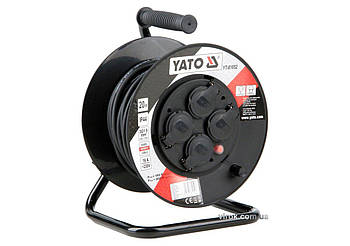 Подовжувач мережевий YATO : l= 20м. до 16 А на котушці; кабель 3-жильний S=1,5 мм² [2]