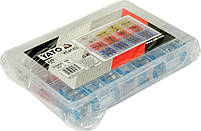 Кембрики термоусадні при t≤ 105°C з припоєм YATO, для провідників 0,25- 6,0 мм², 220 шт [60], фото 3