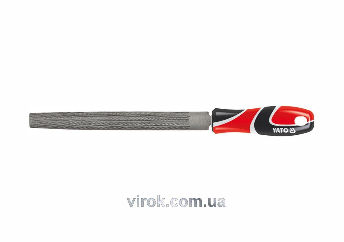 Напильник по металу YATO, напівкруглий l=300 мм, #2 [10/40], фото 1