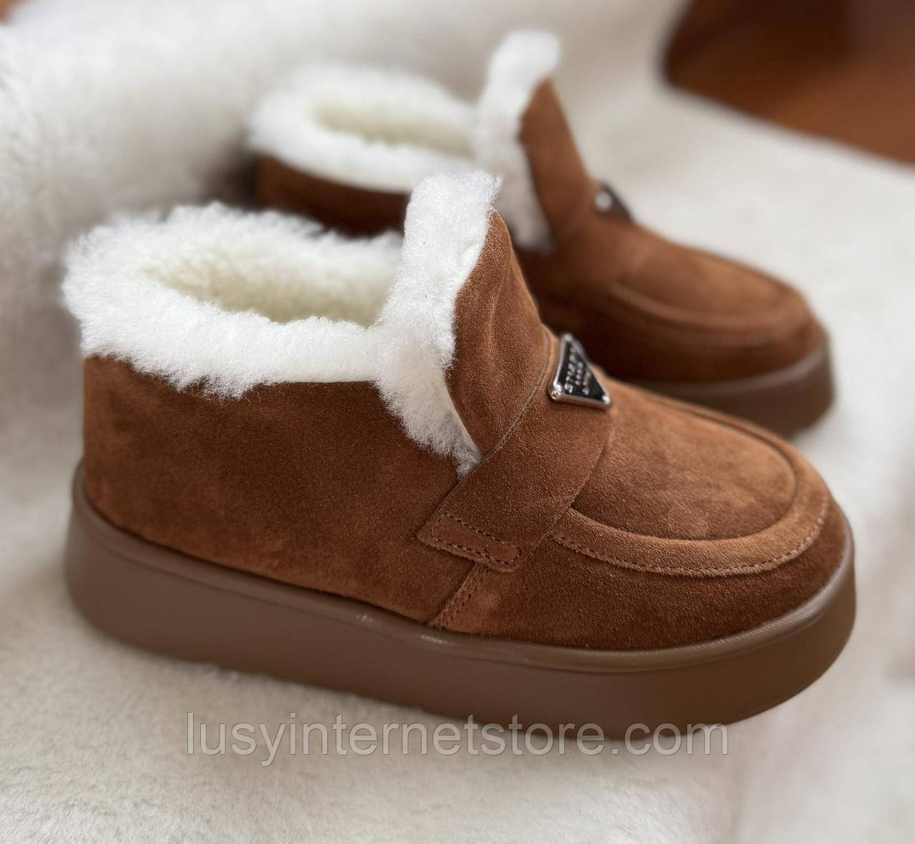 Уггі жіночі зимові замшеві від виробника модель КЛ25-203-2, фото 1