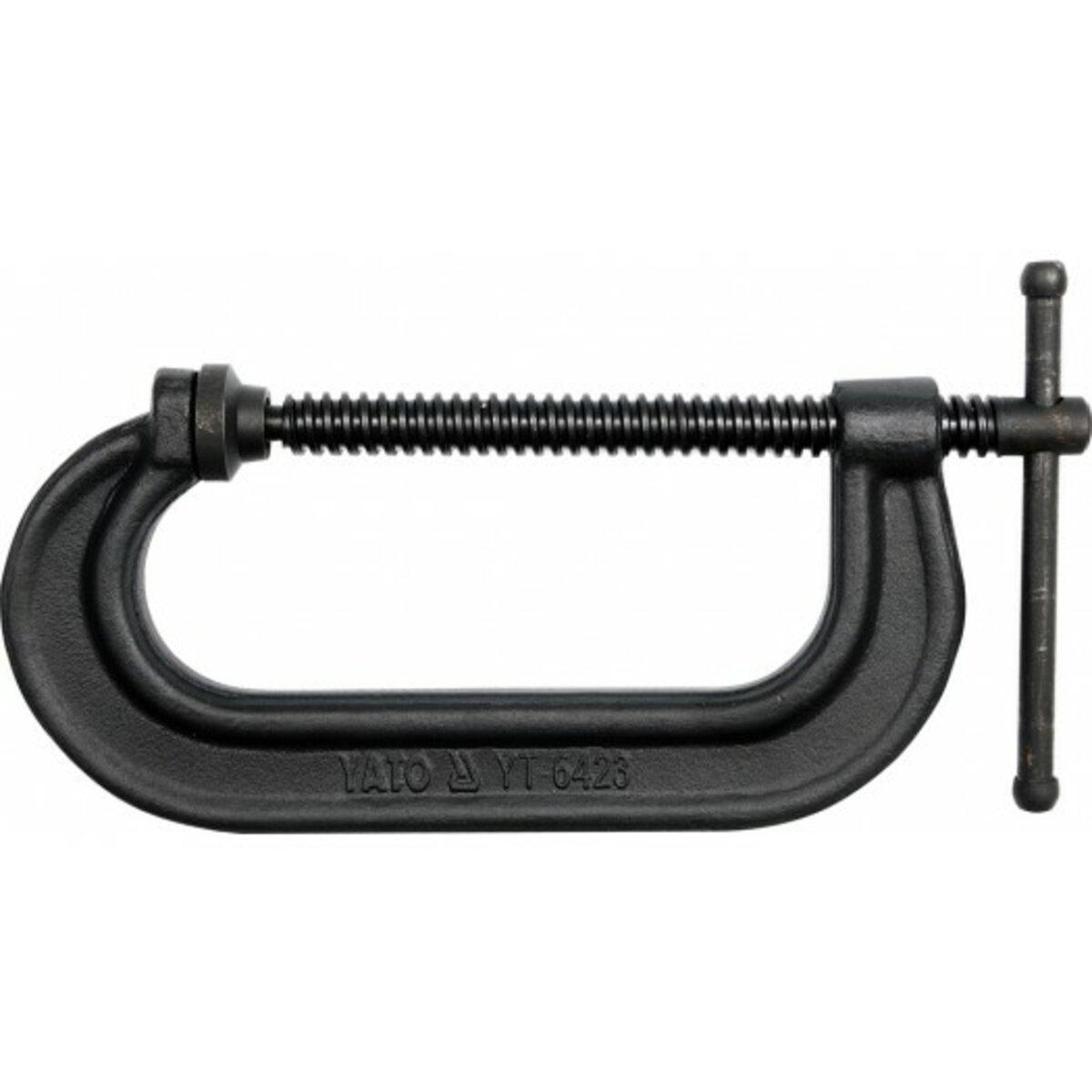 Струбцина YATO з гвинтовим затиском, тип "C" : l= 150 мм (6") [6/12], фото 1