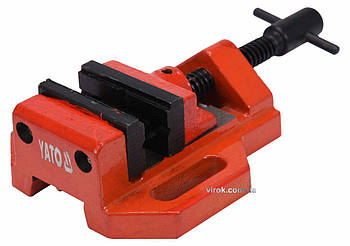 Лещата для верстатів YATO; корпус- 110 мм, губки- 50 мм, розвід губ- 30 мм [10]