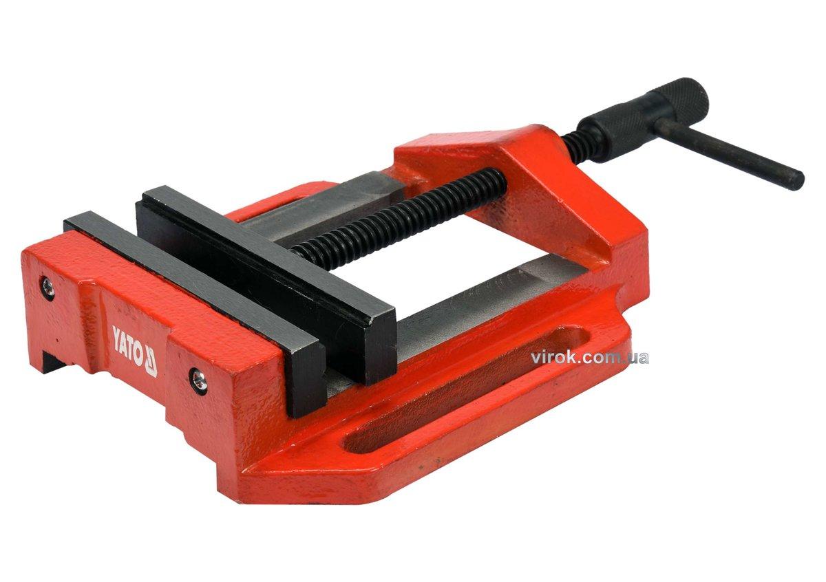 Лещата для верстатів YATO; корпус- 160 мм, губки- 150 мм, розвід губ- 120 мм [2], фото 1
