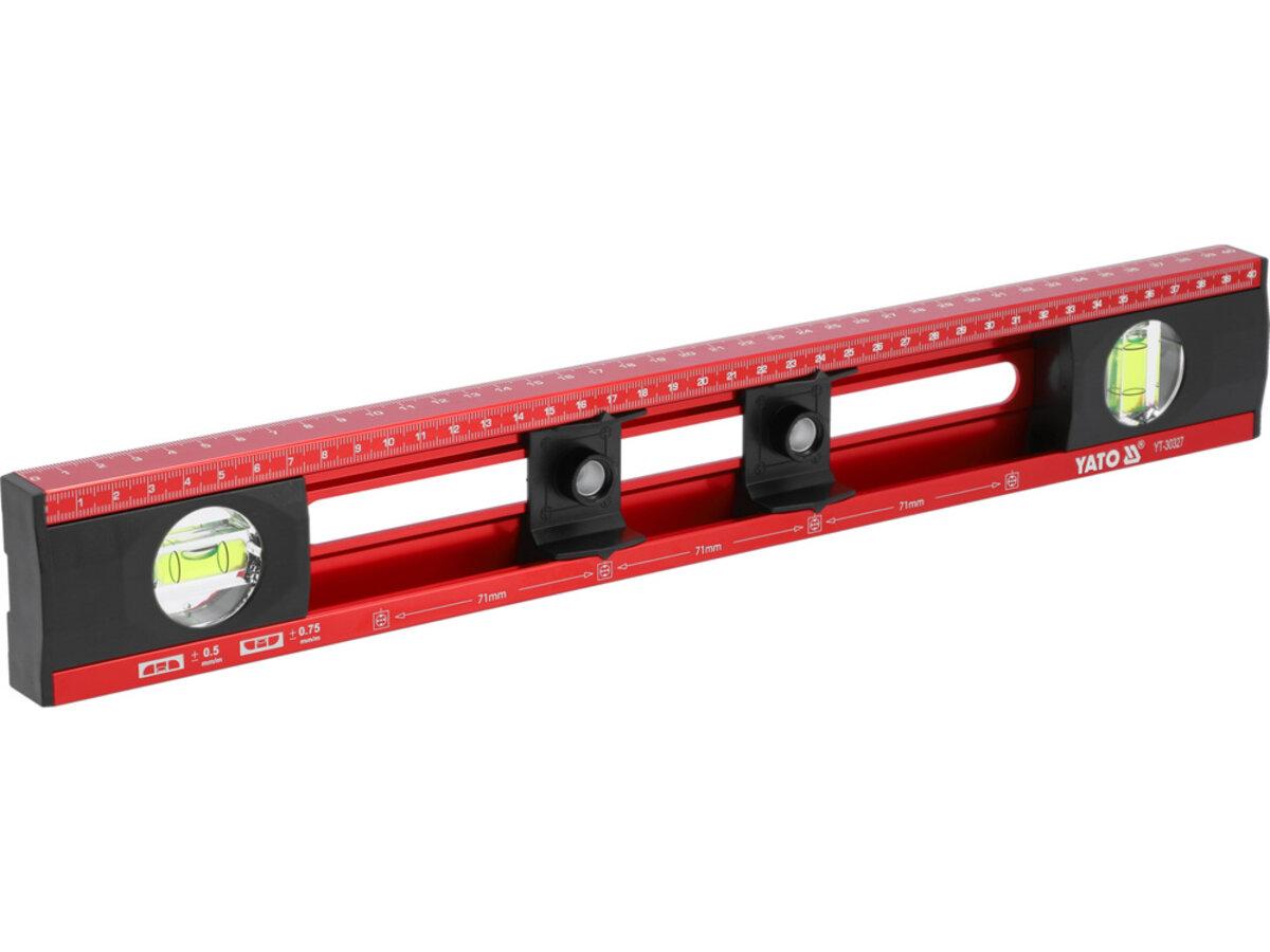 Рівень для електриків YATO: L= 40 см. 2 капсули в ABS, алюмінієвому корпусі [10/30], фото 1