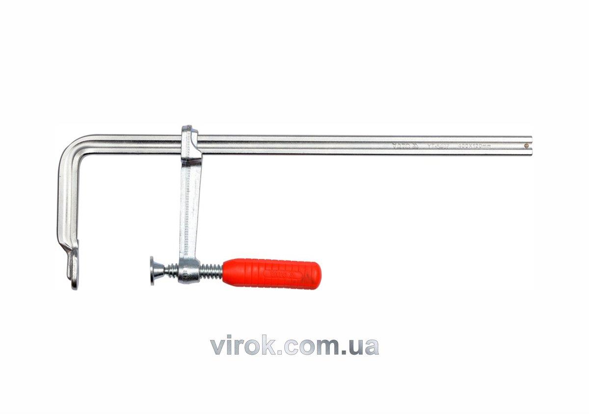 Струбцина кована з пластиковою ручкою YATO, l=900х120 мм [5], фото 1