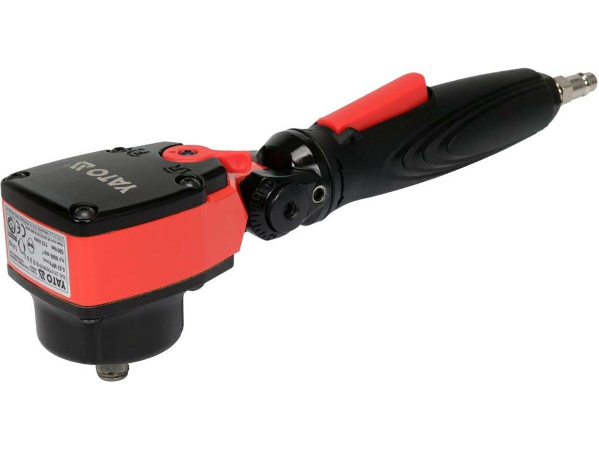 Ключ пневматичний YATO: квадрат- 1/2", F= 500 Нм, спож. повітря- 113 л/хв, тиск- 6.3 Bar [10], фото 1