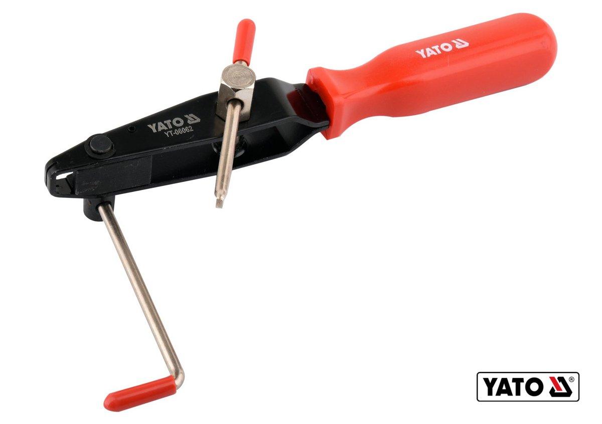 Щипці для хомутів на кожухи шарнірів YATO зі смугою до 10 мм [6/36], фото 1