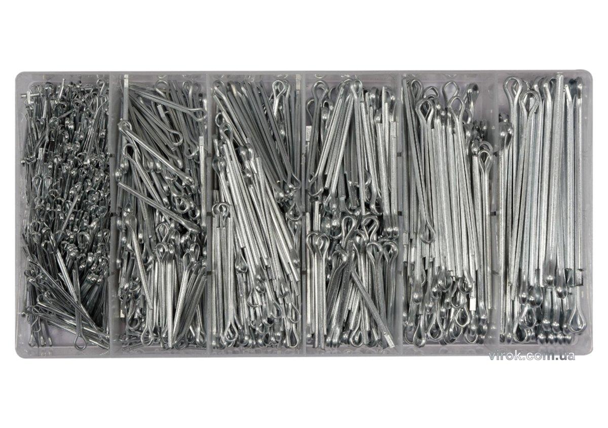 Шплінти прямі різних розмірів YATO, набір 1000 шт. [6/12], фото 1