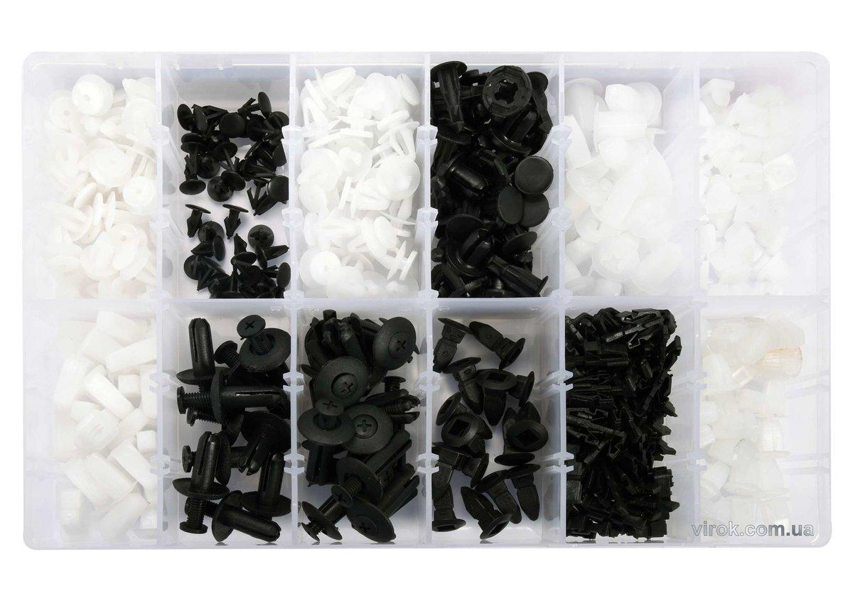 Шпинки для автосалоної обшивки MITSUBISHI YATO, різні, 12 типорозмірів, 370 шт. [20], фото 1