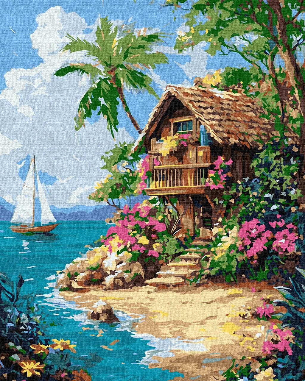 Картина за номерами Пейзаж. Тропічне життя 40*50 см Ідейка KHO 6377, фото 1