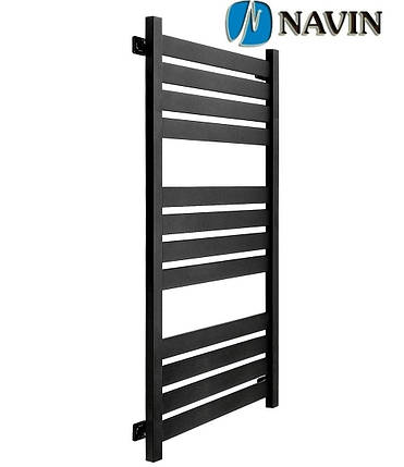 Водяна рушникосушка NAVIN Largo 500 х 1200 (чорний муар), фото 1