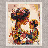 Картина за номерами Люди. Дівчина з дитиною 40*50 см Ідейка KHO 8554, фото 2
