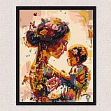 Картина за номерами Люди. Дівчина з дитиною 40*50 см Ідейка KHO 8554, фото 4