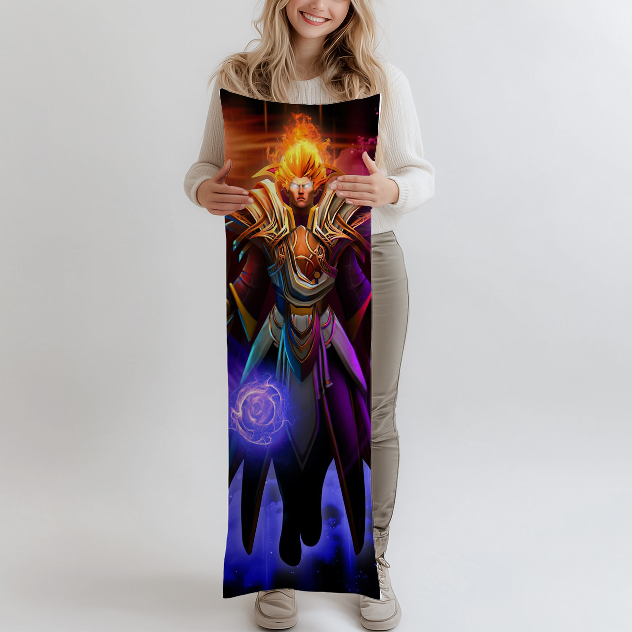 Дакімакура Invoker (Dota 2), (подушка обіймашка) 150*50 см