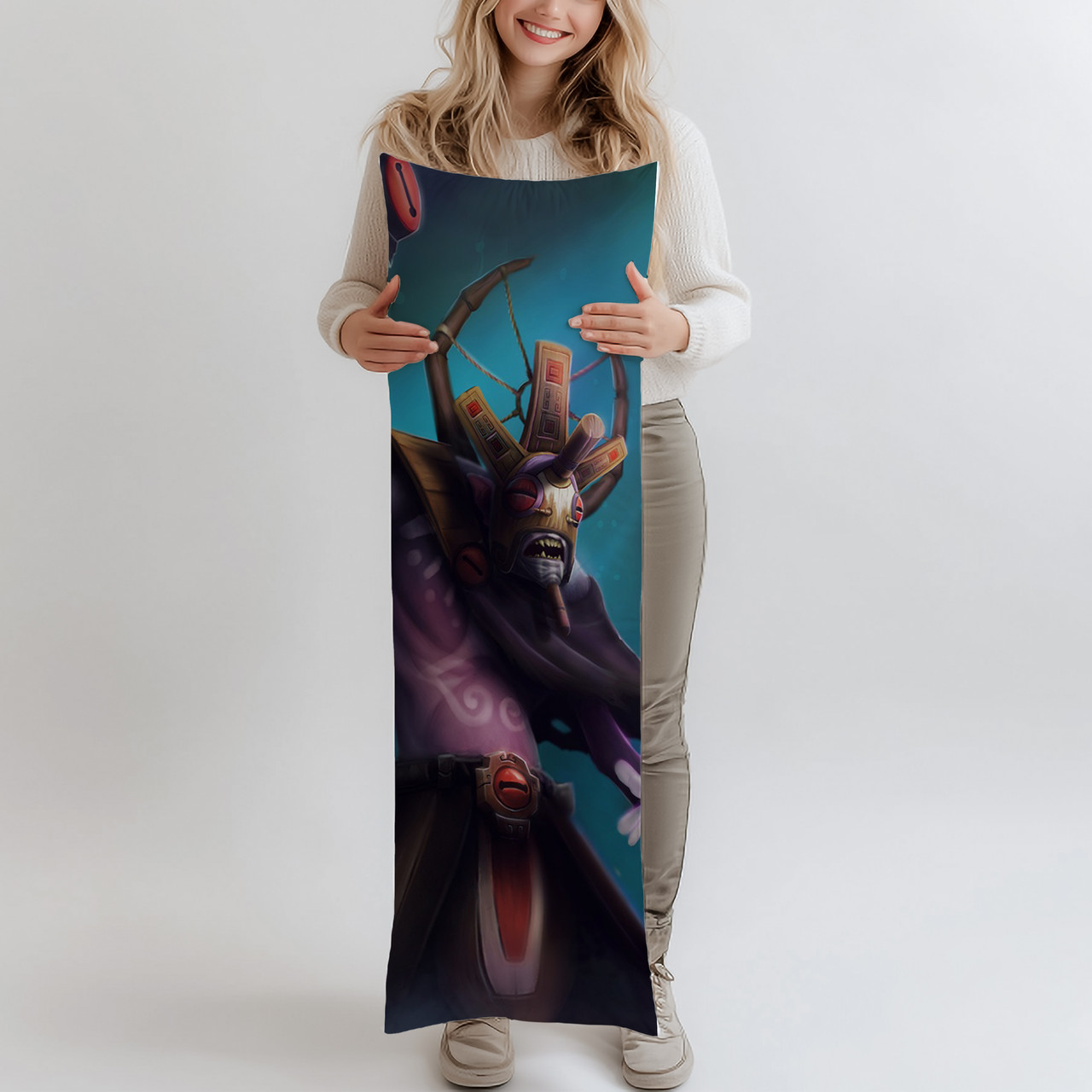 Дакімакура Witch Doctor (Dota 2), (подушка обіймашка) 150*50 см