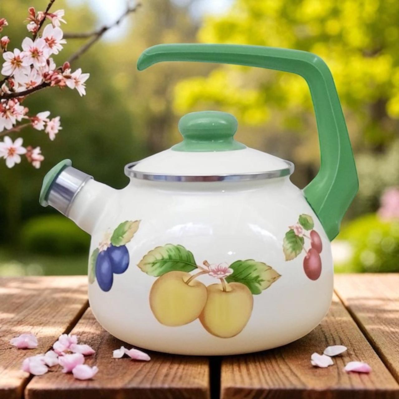 Чайник емальований 2.5л 2471 Фрукти 2 Metalac 386829