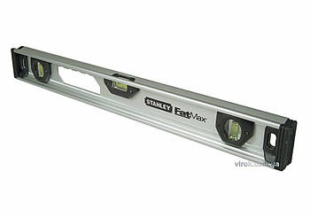 Рівень магнітний STANLEY "FatMax" : L= 180 см, 3 капсули, алюмінієвий корпус DW