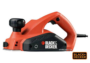 Рубанок мережевий B+D : P= 650 Вт, ширина обробки- 82 мм, глибина- 2 мм, 2-сторонні ножі