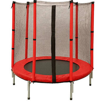 Дитячий батут FitToSky 140 см червоний