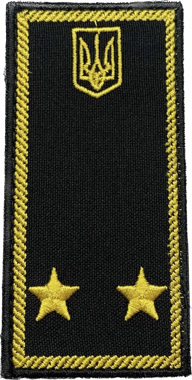 Погон Інспектор митної служби 3 рангу (нитка жовта, на липучці), фото 1