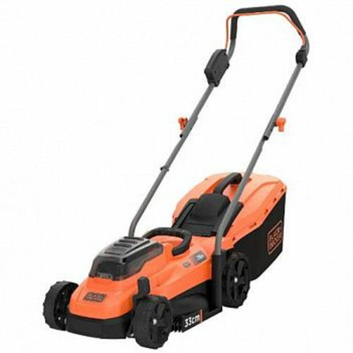Газонокосарка акумуляторна B+D : 2 x 18V Li-ion 2.5A. 33cм покос. до 250 кв., фото 1
