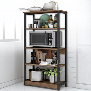 Полиця-стелаж підлогова на 4 рівні для зберігання 60×30×126 см