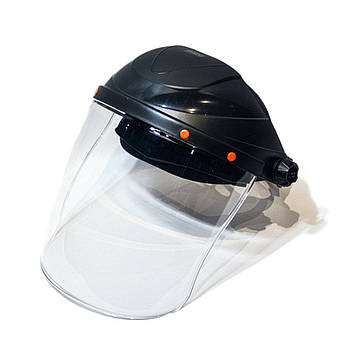 Щиток захисний з полікарбонату VIROK  для обличчя , прозорий з захистом від ультрафіолету UV 400